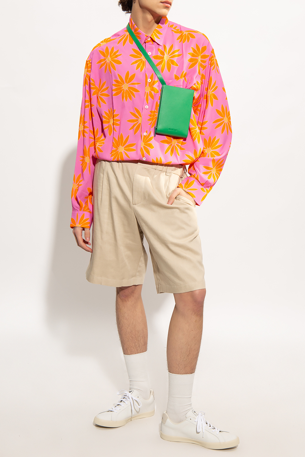 Floral shirt Jacquemus - decibel hooded cargo pocket jacket fw21j700 khk -  SchaferandweinerShops Tonga